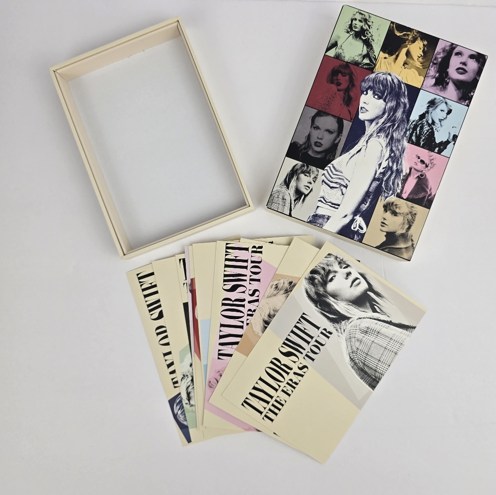 Taylor‎ Swift The Eras Tour VIP Merch Box Exclusive 10 Postcard Set with Box